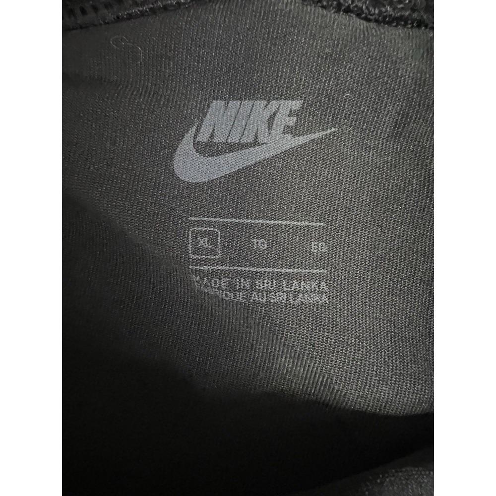 Nike Sportswear Women Ankle Leggings Black/White Logo XL Elastic Waist Stretch - Picture 2 of 15